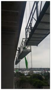 China High rise maintenance Indonesia 3 meters aluminium gondola wholesale
