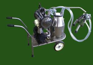 China Single Bucket 12cows/H Cow Milking Machine 50Kpa Electric For Cows wholesale
