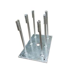China 10mm Welded Steel Embed Plates In Embedded Concrete Concrete Steel Plate wholesale