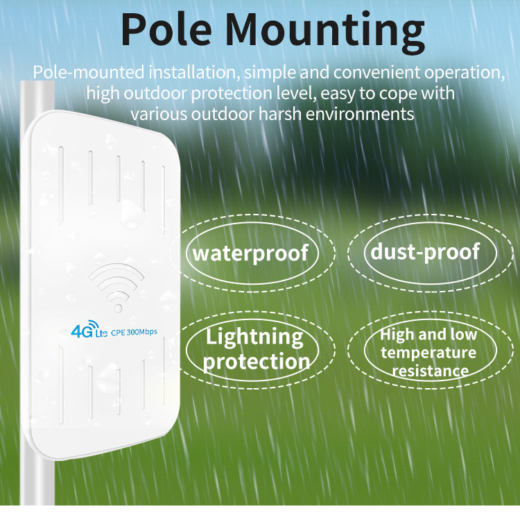 MT7628NN Chipset 4G Outdoor Router H5B 4g Router With Sim Card