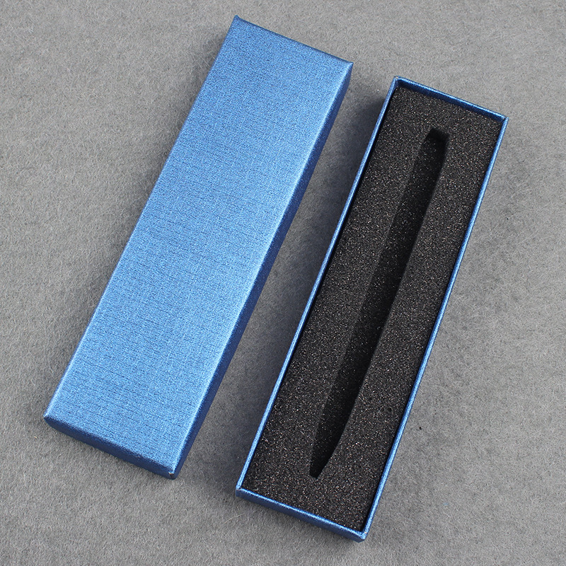Recycled Materials Custom Luxury Style Easy Open Pen Kraft Paper Boxes Lid And Base Box for Business Gifts