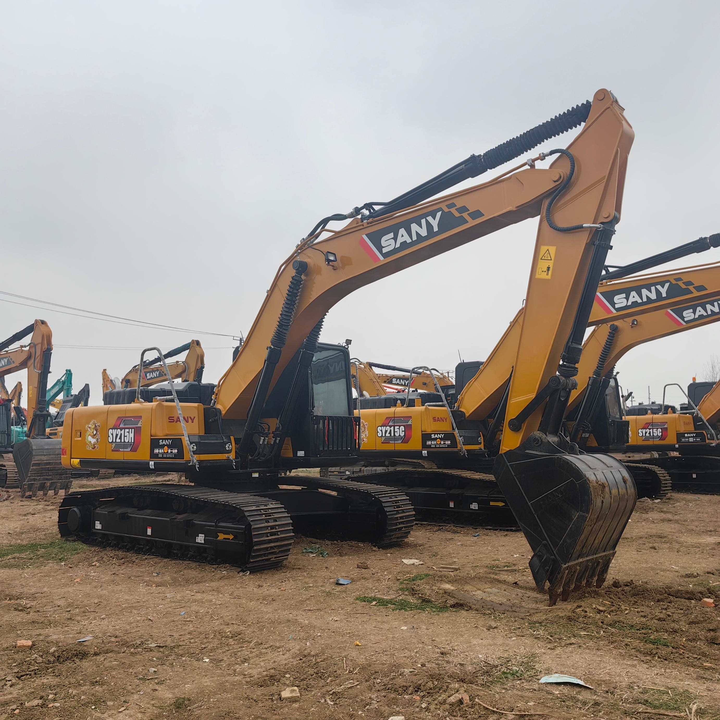 New Arrival Used SANY Brand Sy215H Excavator 21 Ton Heavy Earth Moving Machine For Sale
