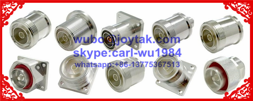 All brass made VSWR 1.3 max at DC-7G DIN 7/16 female to 7/16 female 50ohm Beryllium copper inner contact PIM -165 dBc