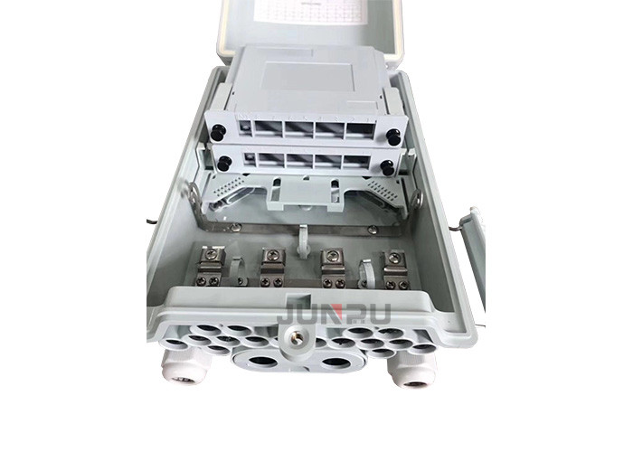 PC+ABS Material 16 Core Outdoor Fiber Optic Distribution Box for FTTH