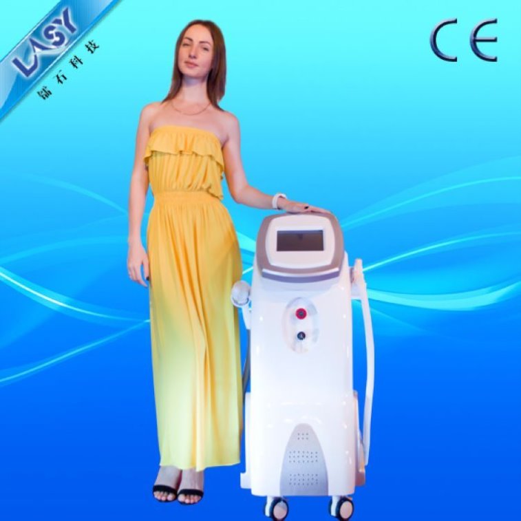 DEESS 3 In 1 Body Hair Removal Machine , Ice Cooling Skin Rejuvenation Laser Machine
