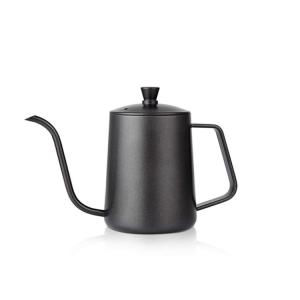 China Black Stainless Steel Coffee Pot Long Neck Coffee Water Kettle For Office wholesale