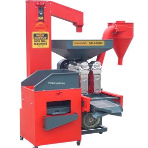 China 6N1000 10hp 380volt Commercial Rice Mill Machine With Elevator 500kg Per Hour wholesale