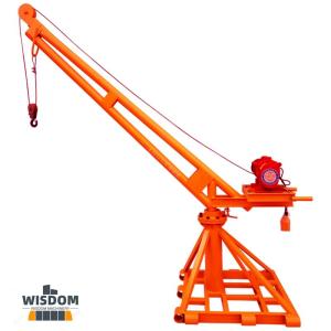 China 1000kg Lift Mini Cranes Portable 360 Degree For Construction wholesale