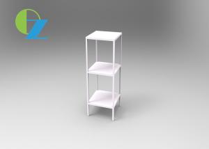 China 3 Layer Small Steel Storage Racks Light Duty Metal Shelving OEM Service wholesale