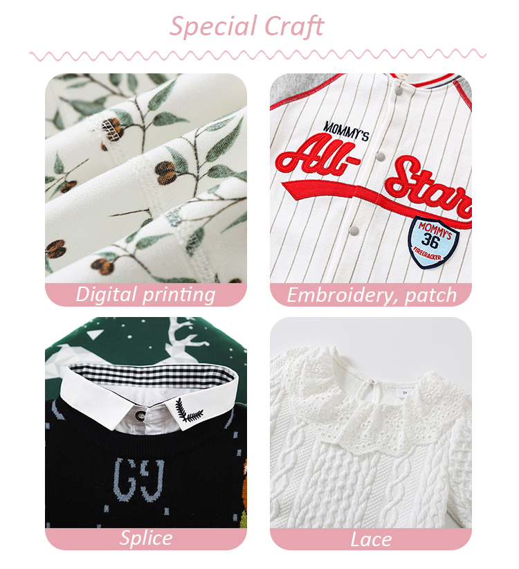 Custom Designs 12 - 24 months 1 2 3 Years Kids Children's Knit Winter Thick Warm Cotton Clothing Clothes Toddler Boys Sweater