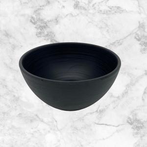 China Restaurant Melamine Rice Bowl Round Matte Black Bowl Dinnerware wholesale