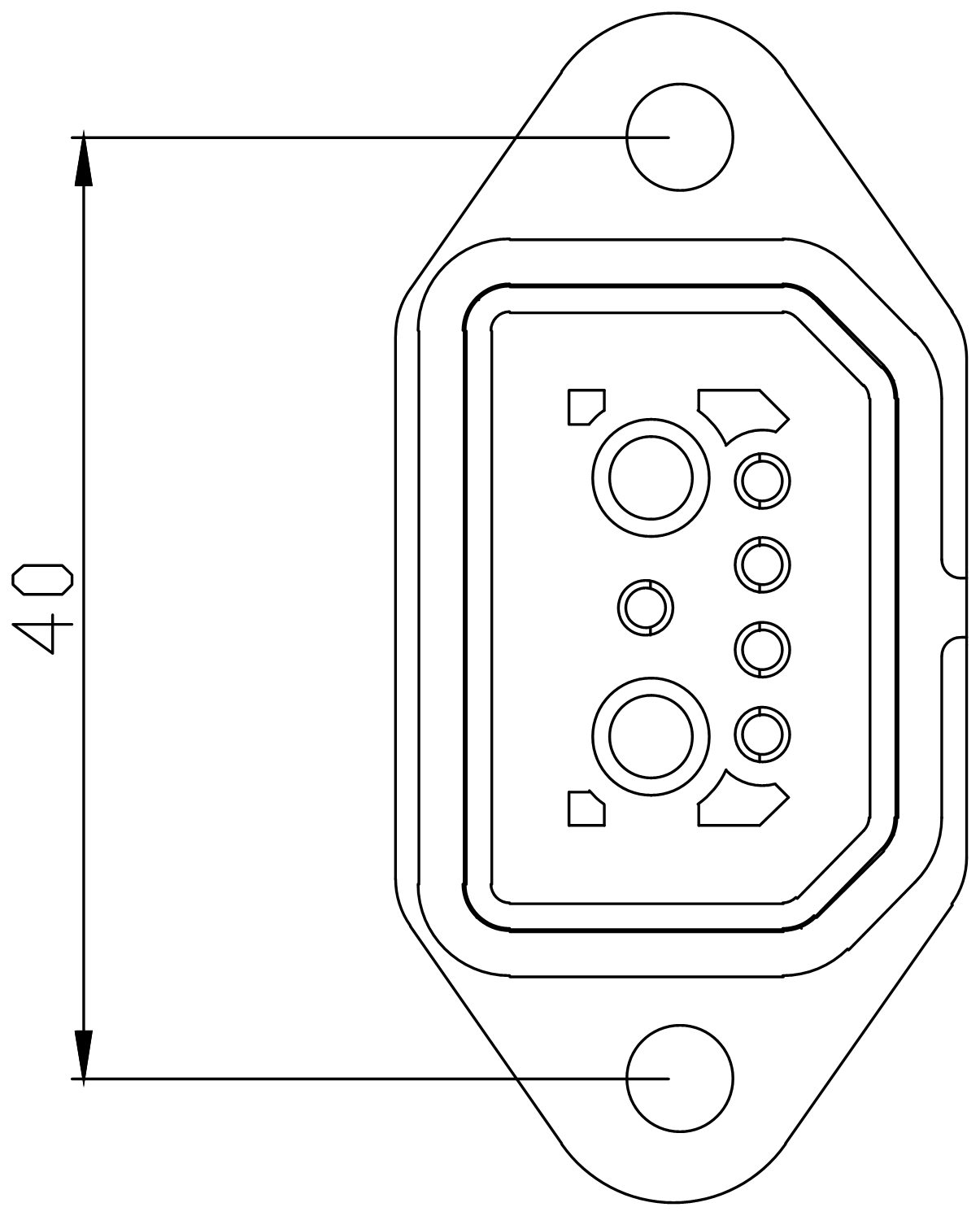 CE Wiring Harness Connector 2+4P EV Connector For Lithium Battery Charging / Discharging