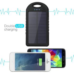 China 5000mah cell phone charger move power solar charger wholesale