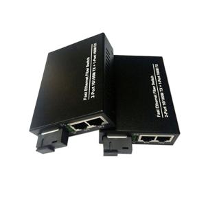 China External 220V AC Fiber Media Converter RJ45 Connector Multi UTP SFP Slot wholesale