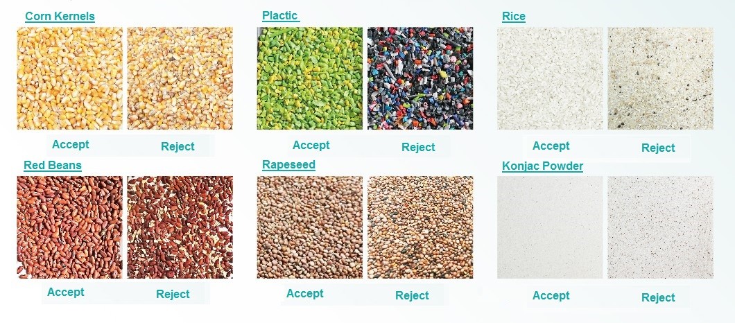 OEM Large Parboiled Steamed Rice Color Sorter Machine 10 Chute 640 Channels