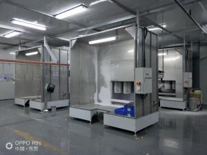 China Explosion Proof SUS201 Water Curtain Spray Booth 4KW Centrifugal Fan wholesale