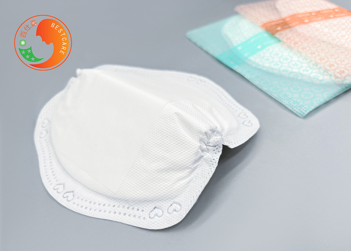 3D Contoured Organic Disposable Breast Pads With Highly Absorbent Inner Core