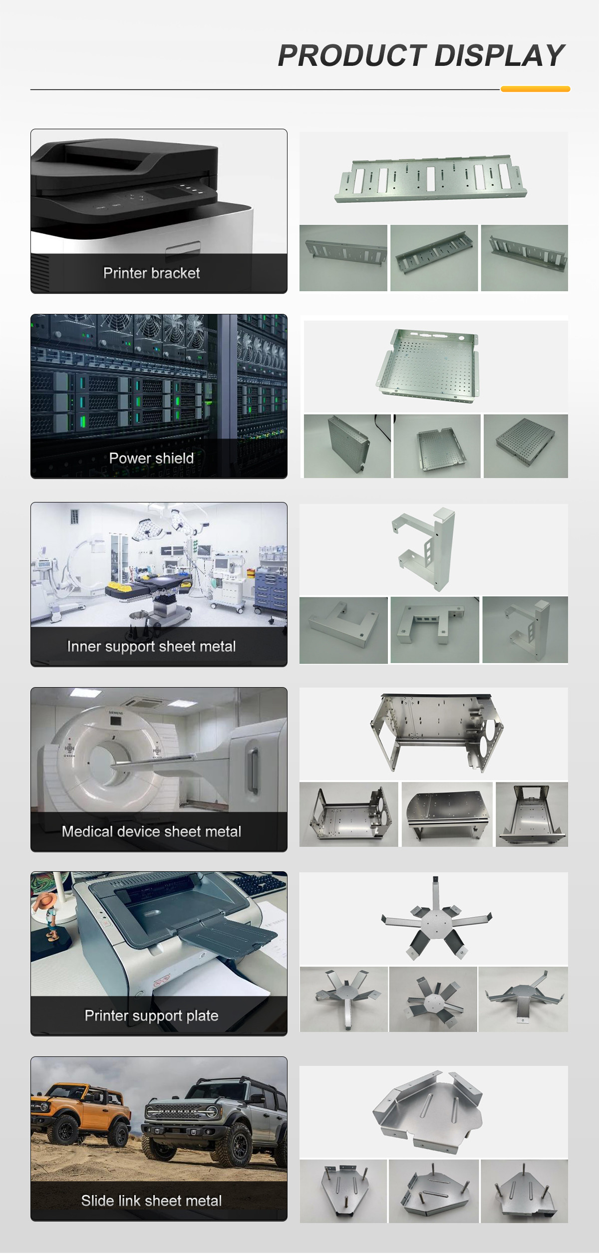 0.05mm Precision Sheet Metal Stamping 6061 7075 Stamped Aluminum Parts