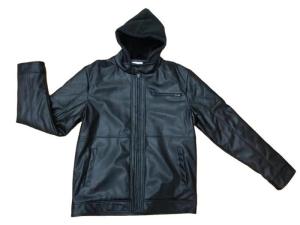 China Polyurethane Pu Leather Puffer Jacket Mens wholesale