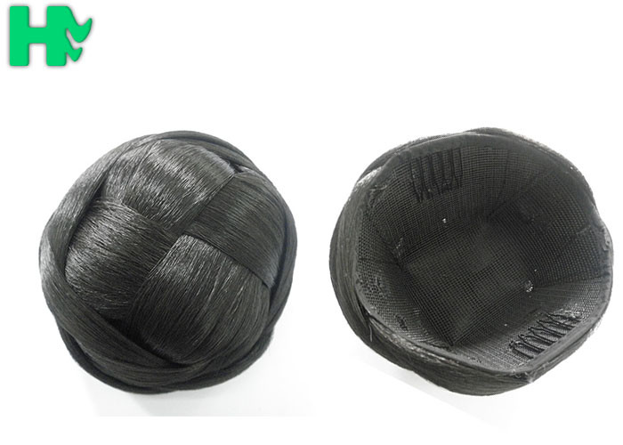 Fantasy Synthetic Hair Bun Pieces , Bun Hair Accessories Hairpieces For Women