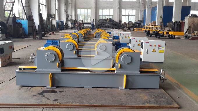 Automatic Lead Screw Conventional Heavy Duty Roller Stands For Tank Turning Welding