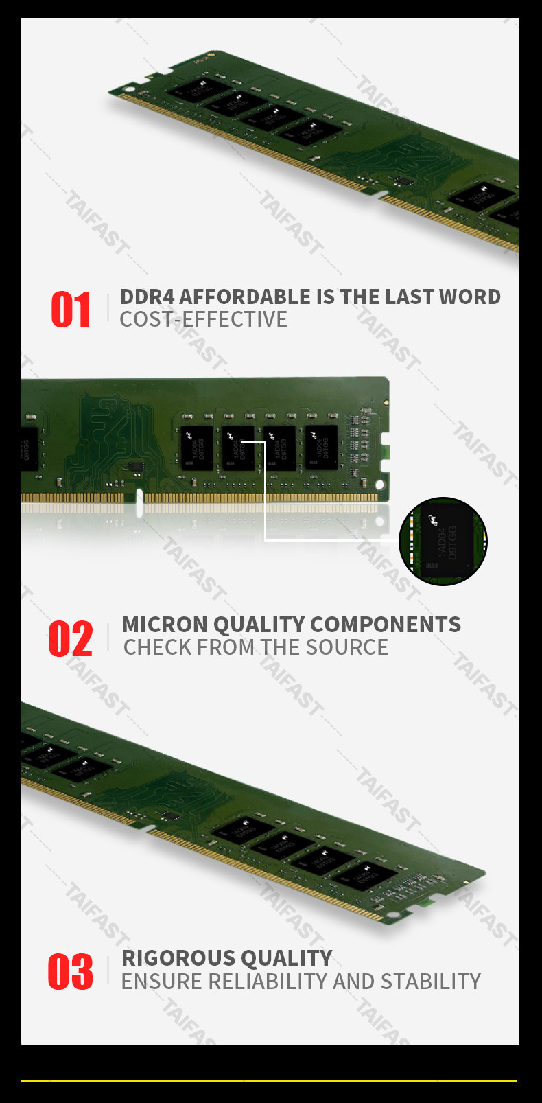 DDR4 Gaming PC Ram 16gb 3200MHZ Sodimm Taifast FCC Memory
