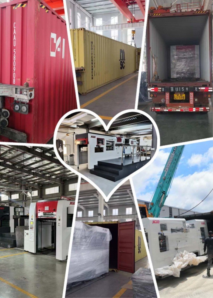 Full Automatic Die Cutting Machine Running Speed 8500 For Paper Packaging