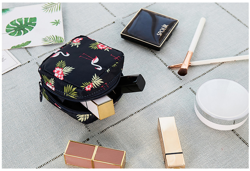 Zippered Multifunction Polyester Waterproof Make Up Bag