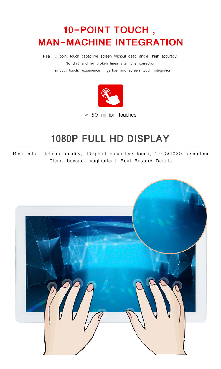 Advertisement Player Shopping Mall Information Kiosk Wall Mount Digital And Digital Signage