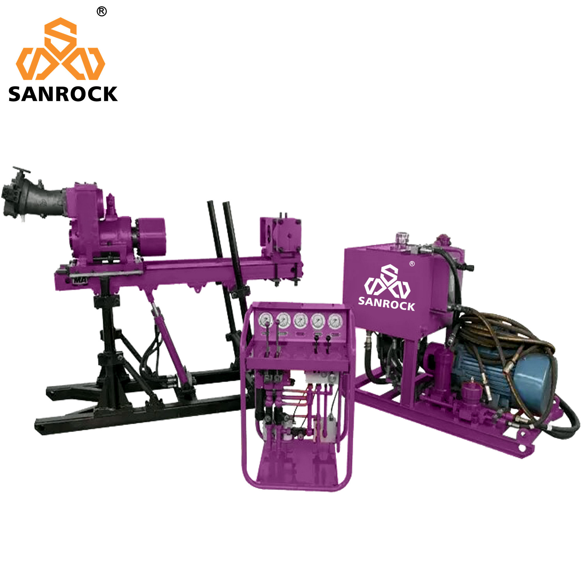 Small Core Drilling Equipment Hydraulic Exploration Mobile Underground Core Drilling Rig