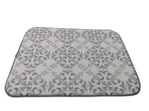 China Essentials Microfiber Dish Drying Mat 20 X 15 Inch Kitchen Counter Mats wholesale