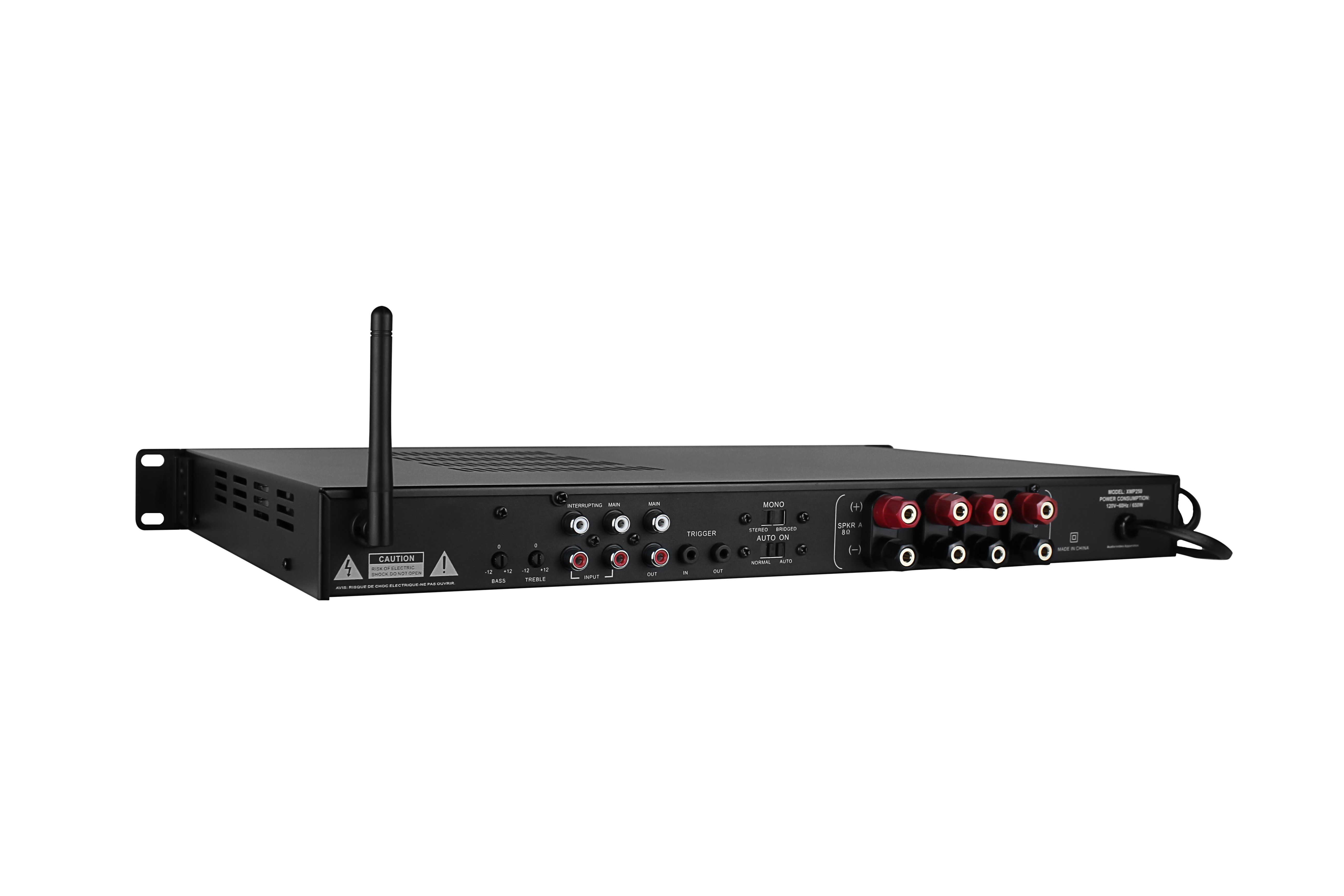Wireless Home Bluetooth Audio Amplifier System 2 Channel 500 Watt Powerful Digital Amp
