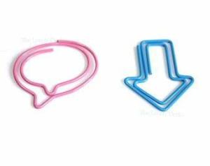 China Creative Functional Fancy Stationery Items , Shaped Stainless Steel Paper Clips wholesale