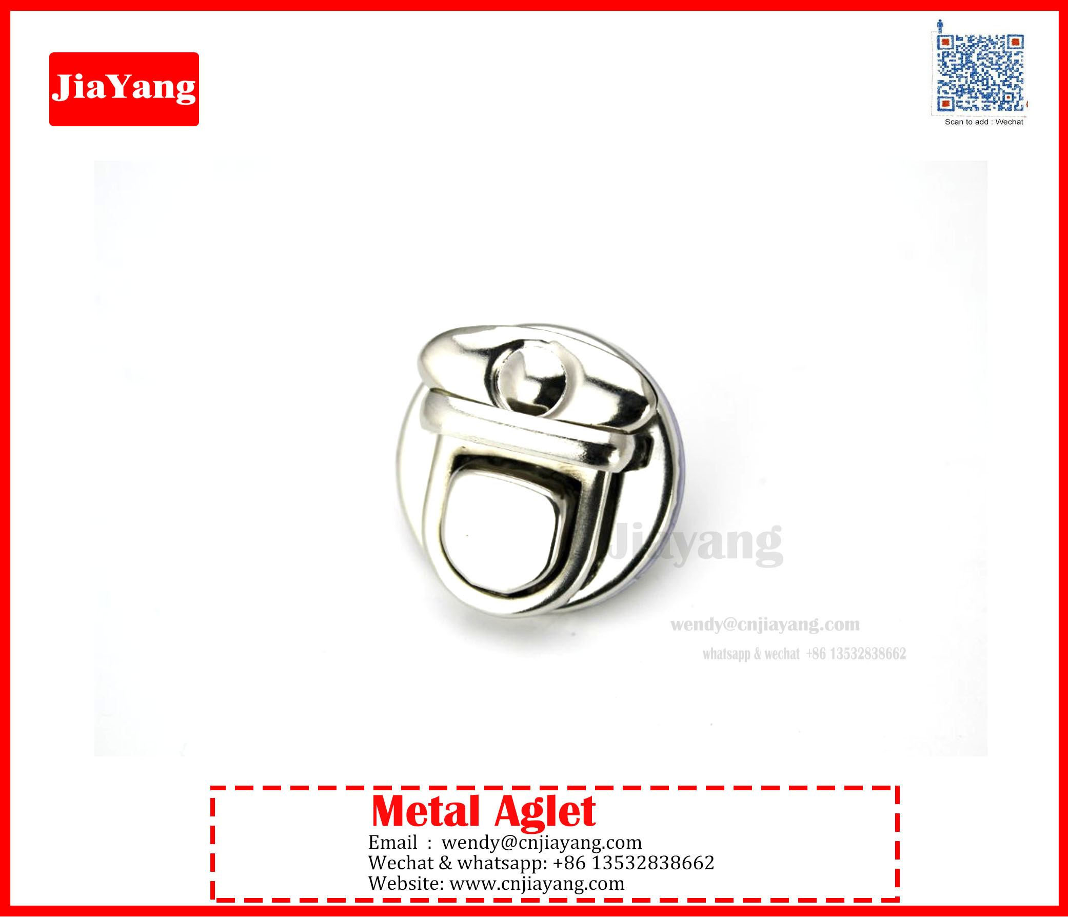 Round Shape Metal Clasps Lock for briefcase