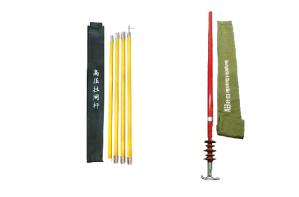 China 3-10m Telescopic Fiberglass Electrical Hot Stick / High Voltage Insulating Switch Rod wholesale