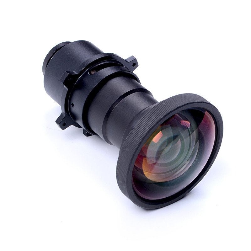 Optical Double Concave Glass Projector Lenses Short Throw Ratio