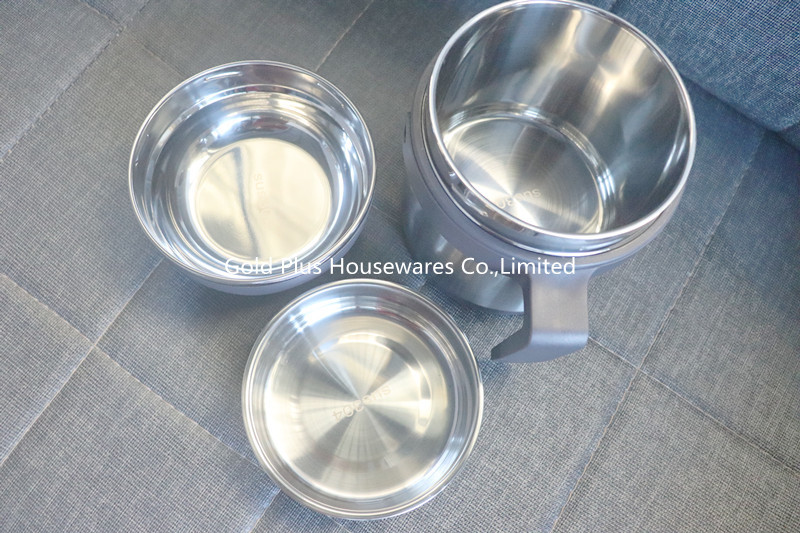 Classic Food Grade Stainless Steel Vacuum Soup Pot With Single Handle
