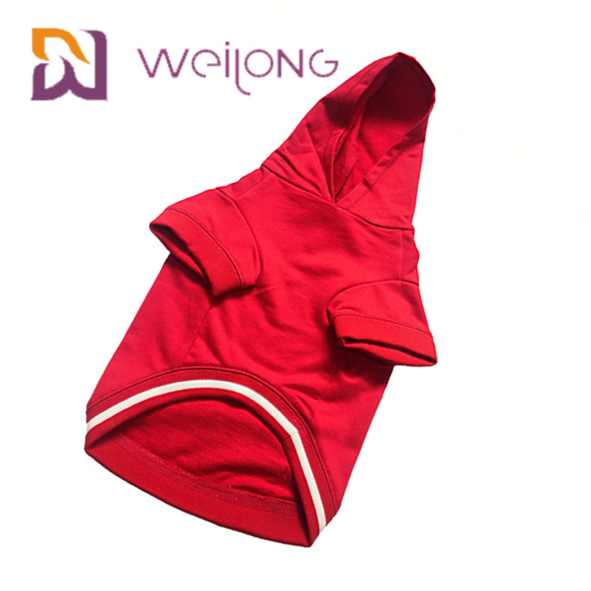 Customized Colours Printing House Pet Dog Christmas Hoodie CVC For Autumn / Winter