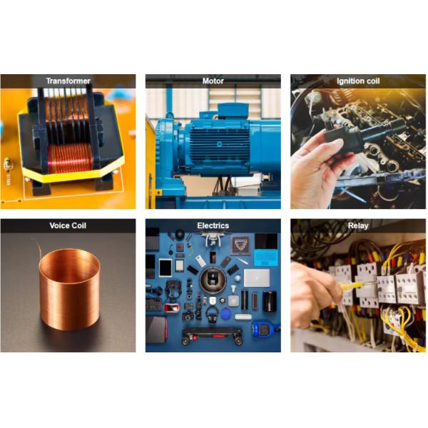 0.012-4.5mm Round Flat Enameled Copper Wire For Coils Windings