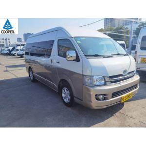 China 2010 Year 13 Seats Gasoline Toyota Hiace Used Mini Bus wholesale