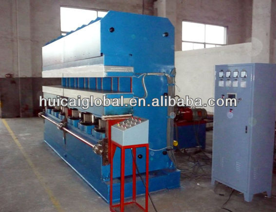 200-1000mm Plate Clearance Jaw Type V-Belt Vulcanizing Press for Precure Tread Rubber