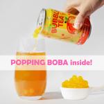 Popping Boba Mango Flavor popping boba fruit tea 320ml 2024 Hot sale drink for