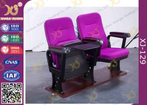 China Plastic Interlocking Church Chairs With Back Pocket 5 Years Warranty wholesale