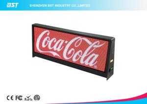 China High Density P5 Taxi Led Display 1R1G1B , Taxi Roof Advertising Signs wholesale