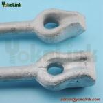 Thimble Eye Galvanized Helix Earth Anchor Rod