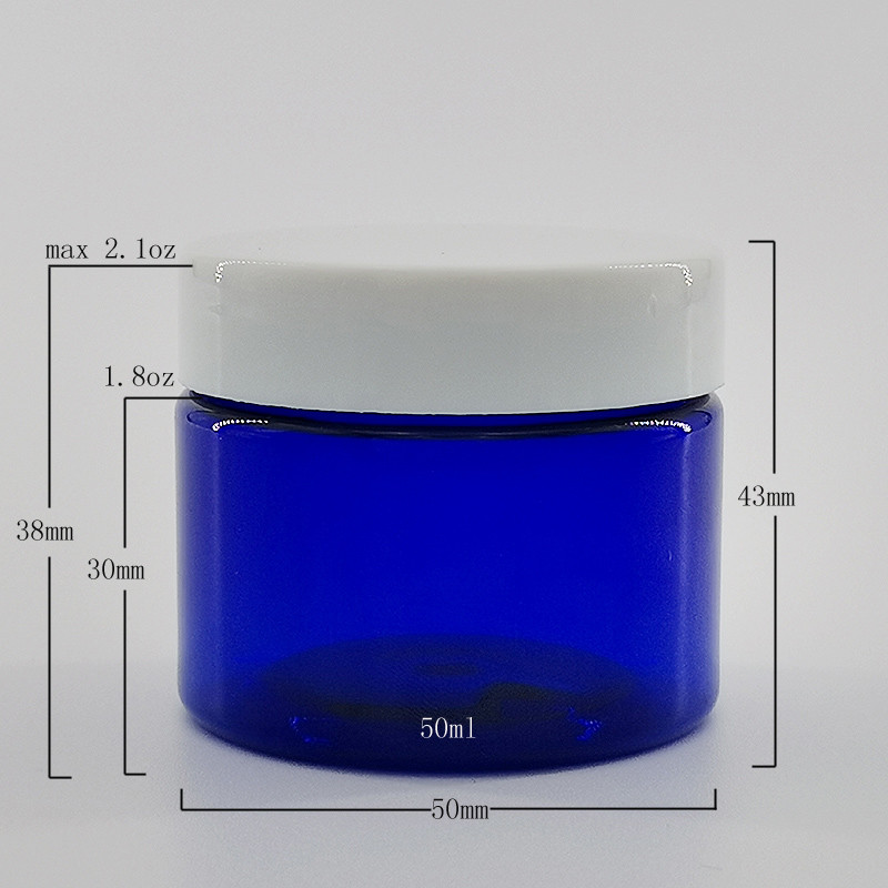 1.8 Fl.Oz Face Cream Eye Cream Ointment PET Packaging Jar 50ml