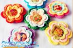 crochet flower necklace, crochet collar necklace, necklace, Crochet Flower
