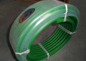 China Green color hardness 85A transmission belting and Polyurethane round belt poly cord wholesale