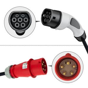 China 7kw Type 2 Charger White Color 6A-16A Output Current For New Energy Vehicles wholesale