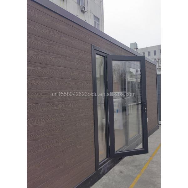 20ft Modern Design Prefabricated Wooden House Steel Material Tiny Container House for Hotel/Couple Vocation Outdoor Stay